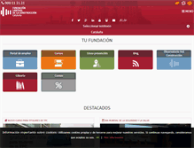 Tablet Screenshot of catalunya.fundacionlaboral.org