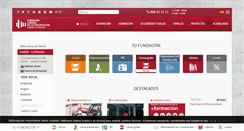 Desktop Screenshot of castillalamancha.fundacionlaboral.org