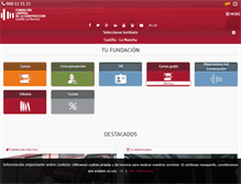 Tablet Screenshot of castillalamancha.fundacionlaboral.org