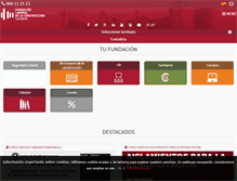 Tablet Screenshot of cantabria.fundacionlaboral.org