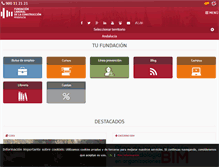 Tablet Screenshot of andalucia.fundacionlaboral.org
