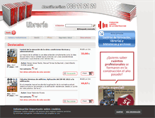 Tablet Screenshot of libreria.fundacionlaboral.org