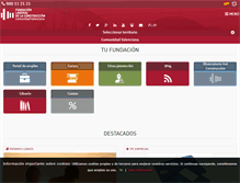 Tablet Screenshot of comunidadvalenciana.fundacionlaboral.org