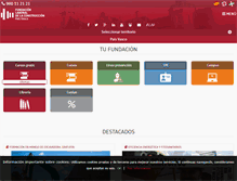 Tablet Screenshot of paisvasco.fundacionlaboral.org